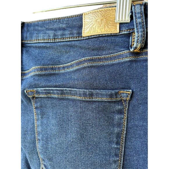 Anne Klein High Rise Skinny Ankle Jeans Size 8 Blue Denim - Picture 6 of 6